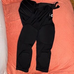 YOUTH Under Armour Black Padded Football Pants